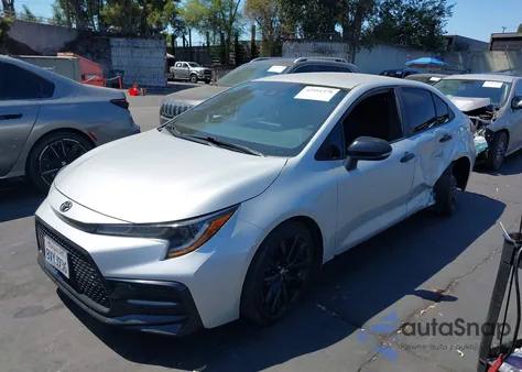 2021 Toyota Corolla Se Nightshade Edition from USA, damaged, VIN 5YFS4MCE8MP085970